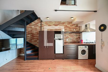 Sala de apartamento para alugar com 1 quarto, 58m² em Vila Andrade, São Paulo