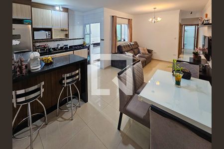 Sala/Cozinha de apartamento à venda com 2 quartos, 64m² em Paraíso, Santo André