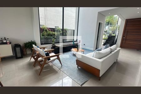 Sala de casa de condomínio à venda com 4 quartos, 343m² em Residencial Burle Marx, Santana de Parnaíba