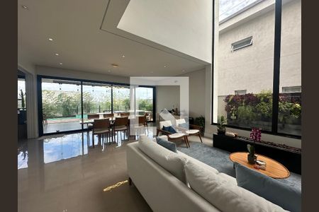 Sala de casa de condomínio à venda com 4 quartos, 343m² em Residencial Burle Marx, Santana de Parnaíba