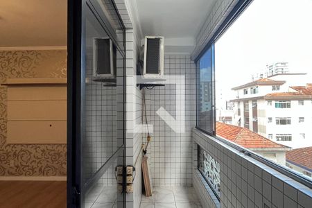 Varanda da Sala de apartamento para alugar com 2 quartos, 129m² em Embaré, Santos