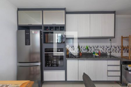 Sala/Cozinha/Área de Serviço  de apartamento para alugar com 1 quarto, 34m² em Jardim Maringa, São Paulo