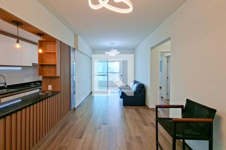 Sala de apartamento para alugar com 2 quartos, 59m² em Cidade Beira Mar, Praia Grande