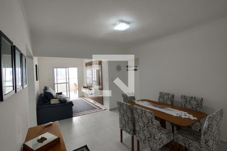Sala de apartamento para alugar com 3 quartos, 130m² em Aviação, Praia Grande