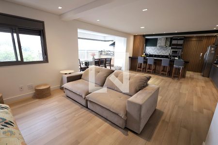 Sala de apartamento à venda com 3 quartos, 128m² em Vila Gilda, Santo André