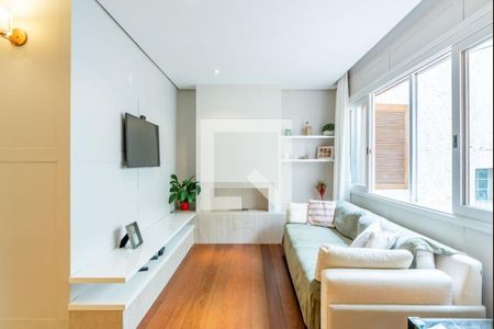 Sala  de apartamento para alugar com 3 quartos, 146m² em Petrópolis, Porto Alegre