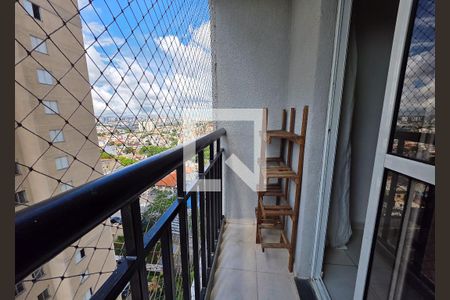Varanda da Sala de apartamento para alugar com 2 quartos, 50m² em Parque João Ramalho, Santo André