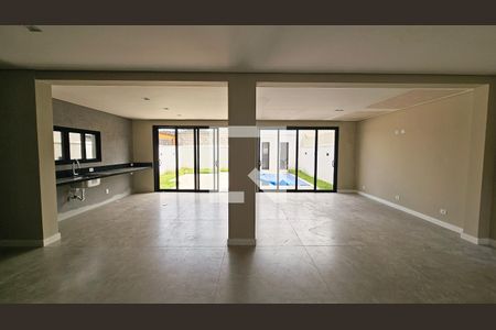 Sala/Cozinha de casa de condomínio à venda com 3 quartos, 260m² em Loteamento Residencial Brisas da Mata, Jundiaí