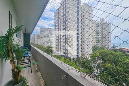 varanda de apartamento para alugar com 1 quarto, 58m² em Centro, Guarujá