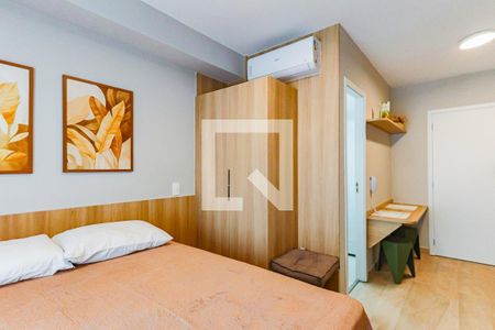 Quarto / Cozinha de kitnet/studio para alugar com 1 quarto, 25m² em Butantã, São Paulo