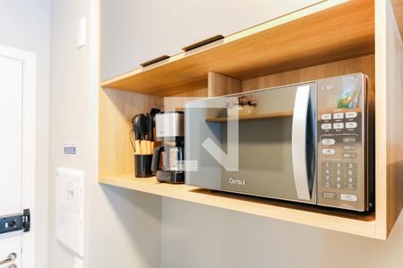 Quarto / Cozinha de kitnet/studio para alugar com 1 quarto, 25m² em Butantã, São Paulo