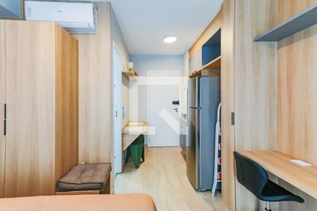 Quarto / Cozinha de kitnet/studio para alugar com 1 quarto, 25m² em Butantã, São Paulo