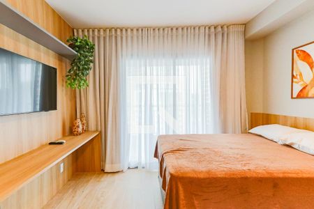 Quarto / Cozinha de kitnet/studio para alugar com 1 quarto, 25m² em Butantã, São Paulo