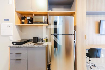 Quarto / Cozinha de kitnet/studio para alugar com 1 quarto, 25m² em Butantã, São Paulo