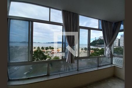 Sala de apartamento para alugar com 4 quartos, 160m² em Itararé, São Vicente