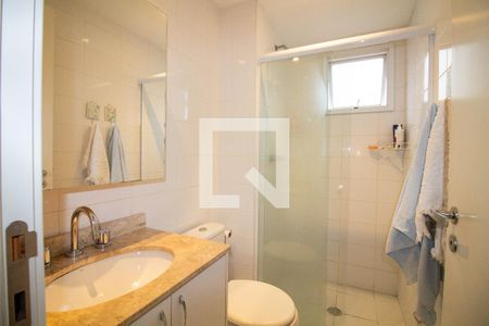Banheiro da Suíte de apartamento à venda com 1 quarto, 47m² em Jardim Aeroporto, São Paulo