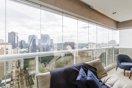 Sala de apartamento para alugar com 1 quarto, 54m² em Vila Nova Conceição, São Paulo