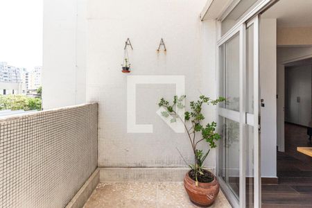 Varanda da Sala de apartamento para alugar com 2 quartos, 96m² em Vila Buarque, São Paulo