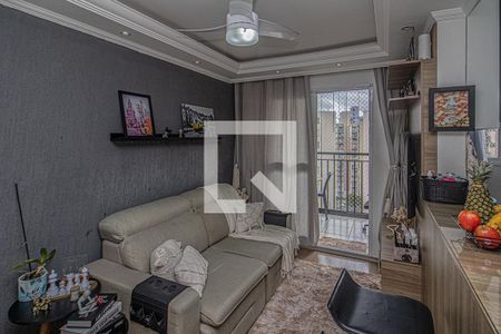 sala_2 de apartamento à venda com 2 quartos, 48m² em Jardim Celeste, São Paulo