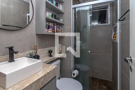 banheiro social_1 de apartamento à venda com 2 quartos, 48m² em Jardim Celeste, São Paulo