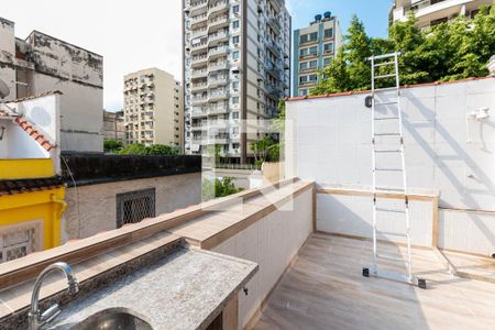Varanda da Sala de casa para alugar com 3 quartos, 85m² em Tijuca, Rio de Janeiro