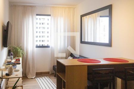Sala de apartamento para alugar com 1 quarto, 24m² em Barra Funda, São Paulo