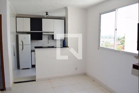 Sala/Cozinha de apartamento para alugar com 2 quartos, 43m² em Jardim Silvio Passalacqua, Ribeirão Preto