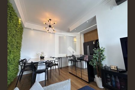 Sala de jantar de apartamento para alugar com 2 quartos, 62m² em Parque Campolim, Sorocaba