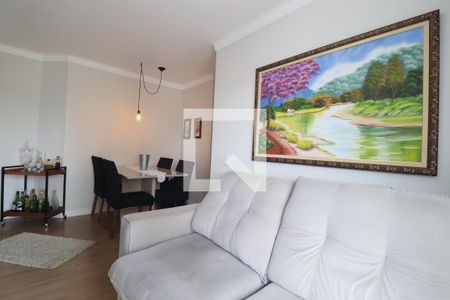 Sala de apartamento à venda com 2 quartos, 50m² em Vila Alzira, Santo André