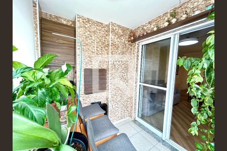 Varanda da Sala de apartamento à venda com 3 quartos, 75m² em Vila Augusta, Guarulhos