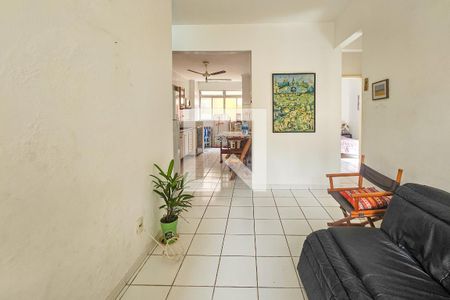 Sala de apartamento para alugar com 2 quartos, 64m² em Balneario Cidade Atlantica, Guarujá