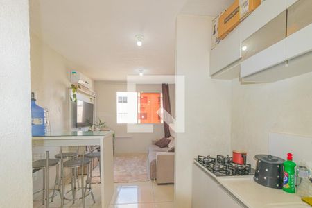 Sala/Cozinha de apartamento para alugar com 2 quartos, 41m² em Rio Branco, Canoas