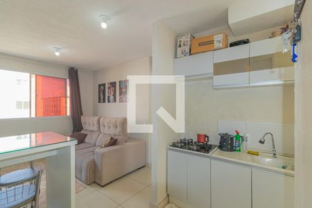 Sala/Cozinha de apartamento para alugar com 2 quartos, 41m² em Rio Branco, Canoas