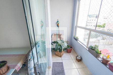 varanda de apartamento à venda com 2 quartos, 68m² em Castelo, Belo Horizonte