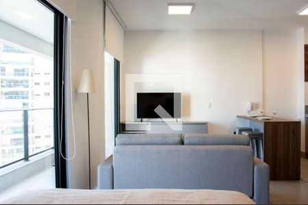 Sala/quarto de apartamento para alugar com 1 quarto, 47m² em Vila Nova Conceição, São Paulo