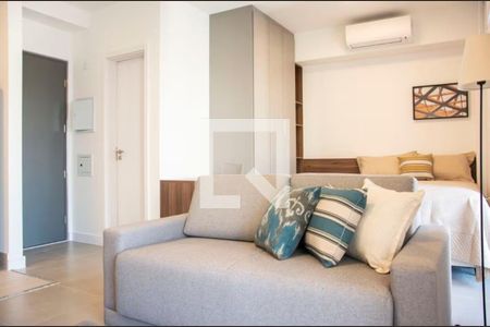 Sala/quarto de apartamento para alugar com 1 quarto, 47m² em Vila Nova Conceição, São Paulo