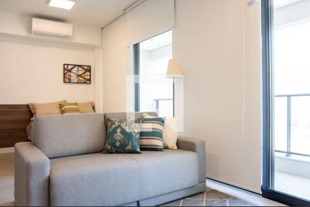 Sala/quarto de apartamento para alugar com 1 quarto, 47m² em Vila Nova Conceição, São Paulo