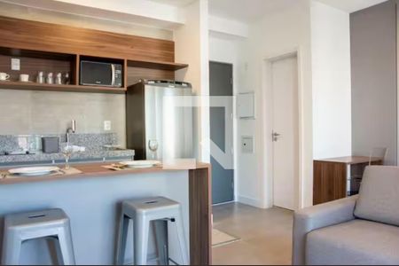 Sala/quarto de apartamento para alugar com 1 quarto, 47m² em Vila Nova Conceição, São Paulo