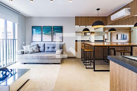 Sala  de kitnet/studio para alugar com 1 quarto, 48m² em Auxiliadora, Porto Alegre