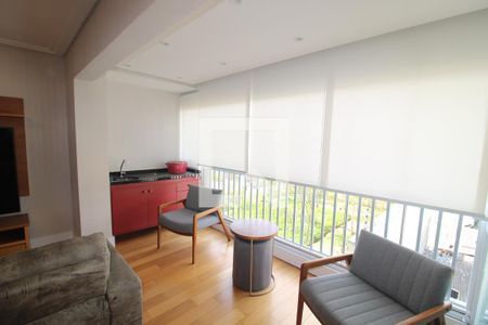 Sala / Cozinha - Varanda de apartamento para alugar com 2 quartos, 82m² em Vila Carrão, São Paulo