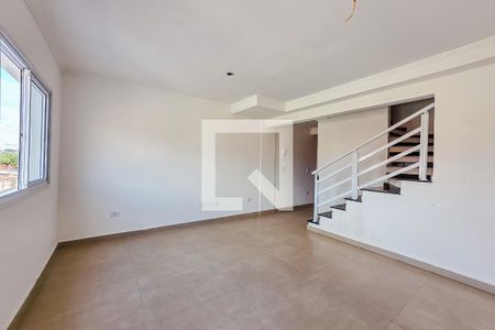 Sala e Cozinha de apartamento à venda com 2 quartos, 85m² em Parque Novo Oratório, Santo André