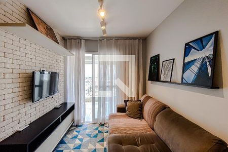 Sala de apartamento para alugar com 1 quarto, 49m² em Vila Bertioga, São Paulo