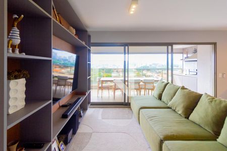 Sala de apartamento à venda com 3 quartos, 136m² em Campo Belo, São Paulo