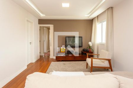 Sala de apartamento à venda com 3 quartos, 132m² em Campo Grande, São Paulo