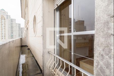 Varanda da Sala de apartamento para alugar com 2 quartos, 80m² em Cerqueira César, São Paulo