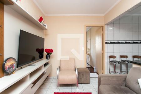 Sala  de apartamento à venda com 2 quartos, 50m² em Conjunto Residencial José Bonifácio, São Paulo