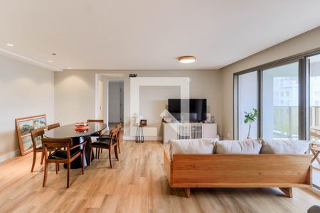 Sala de apartamento à venda com 2 quartos, 112m² em Campo Belo, São Paulo