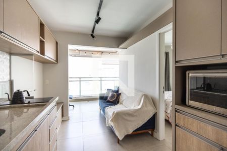 Sala de apartamento para alugar com 1 quarto, 33m² em Barra Funda, São Paulo