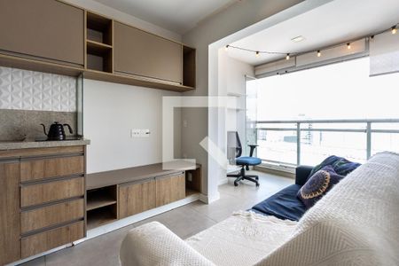 Sala de apartamento para alugar com 1 quarto, 33m² em Barra Funda, São Paulo