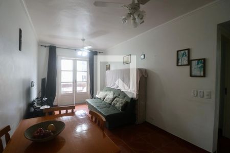 Sala de apartamento para alugar com 1 quarto, 76m² em Balneario Cidade Atlantica, Guarujá